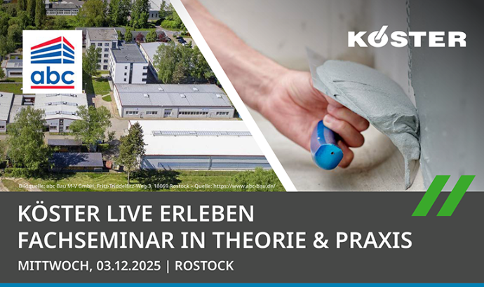 Fachseminar Koester Bauchemie AG am 03.12.2025 Fachseminar Koester Bauchemie AG am 03.12.2025